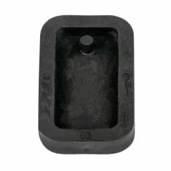 Rayher Kit Moulage Moule à Bijoux Rectangle Pour Béton, Pendentif En Caoutchouc Flexible, 3,9 Cm, Remplissage 7 Mm