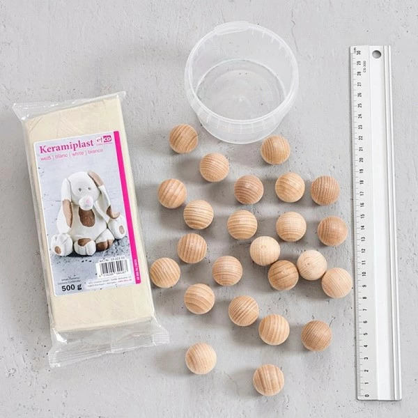 Efco Kit Moulage Pâte à Modeler Effet Terre Cuite Blanche Séchant à L'air, 500 Gr, Keramiplast Glaise 4 Efco Kit Moulage Pâte à Modeler Effet Terre Cuite Blanche Séchant à L'air, 500 Gr, Keramiplast Glaise – Image 4