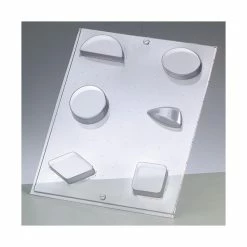 Efco Kit Moulage Moule à Couler Pour Résine, Cire, Savon, Demi-cercle, Ovale, Losange Pendentif (6 Formes)