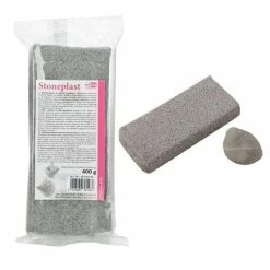 Efco Kit Moulage Pâte à Modeler Aspect Pierre, 400 G, En Véritable Sable De Granit, Autodurcissante