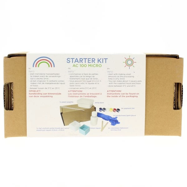 Plâtre De Moulage Kit Jesmonite - Pot Carré - AC100 Micro - 1 Pce 4 Plâtre De Moulage Kit Jesmonite - Pot Carré - AC100 Micro - 1 Pce – Image 4