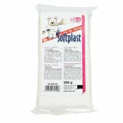 Efco Kit Moulage Pâte à Modeler Extrêmement Légère, Durcissant à L'air, Softplast, 250 G