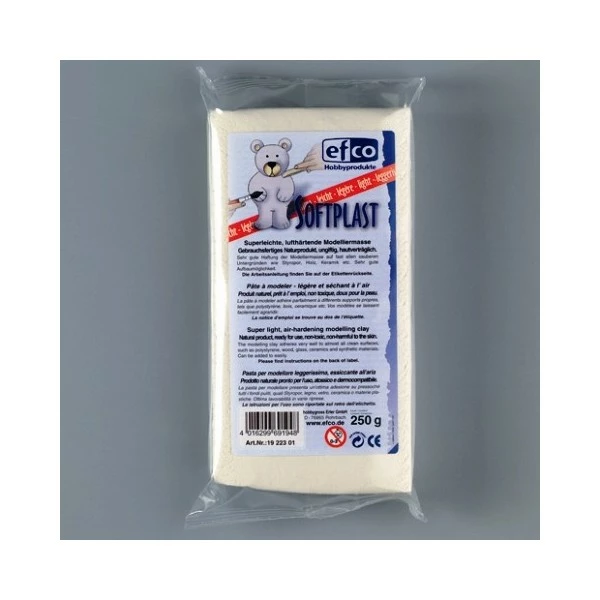 Efco Kit Moulage Pâte à Modeler Extrêmement Légère, Durcissant à L'air, Softplast, 250 G 2 Efco Kit Moulage Pâte à Modeler Extrêmement Légère, Durcissant à L'air, Softplast, 250 G – Image 2