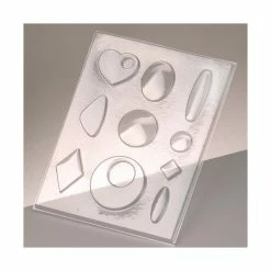 Efco Kit Moulage Moule à Couler Pour Résine, Cire, Savon Ou Pour Bijoux, Coeur, Losange, Rond, Ovale, Goute (10 Forme