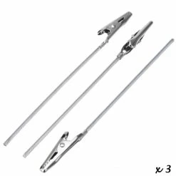 Efco Kit Moulage Lot De 3 Pinces Crocodiles, Avec Tige En Métal, Longueur Totale 8,5 Cm