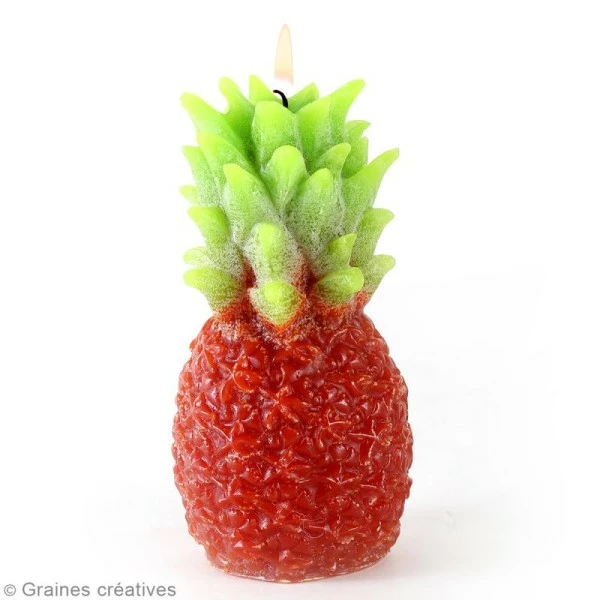 Graine Créative Moule Bougie Moule Latex Spécial Bougie - Ananas - 11 X 5 Cm 2 Graine Créative Moule Bougie Moule Latex Spécial Bougie - Ananas - 11 X 5 Cm – Image 2