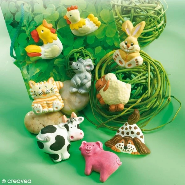 Moule Fimo Moule Pour FIMO Animaux De La Ferme X 9 2 Moule Fimo Moule Pour FIMO Animaux De La Ferme X 9 – Image 2