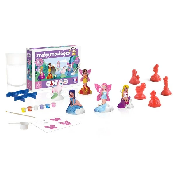 Mako Creations Moulage Enfant Coffret Moulages En Plâtre - Mes Fées - Mako Moulages - 5 Moules 2 Mako Creations Moulage Enfant Coffret Moulages En Plâtre - Mes Fées - Mako Moulages - 5 Moules – Image 2