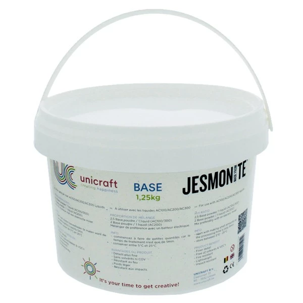 Plâtre De Moulage Base Poudre Jesmonite - 1,25 Kg 1 Plâtre De Moulage Base Poudre Jesmonite - 1,25 Kg
