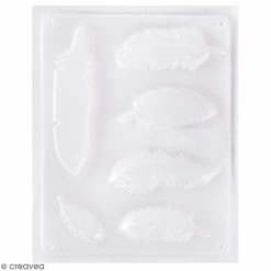 Page de garde 11 Rayher Plaque Avec Moules Multi-usages - Plume - 6 Formes