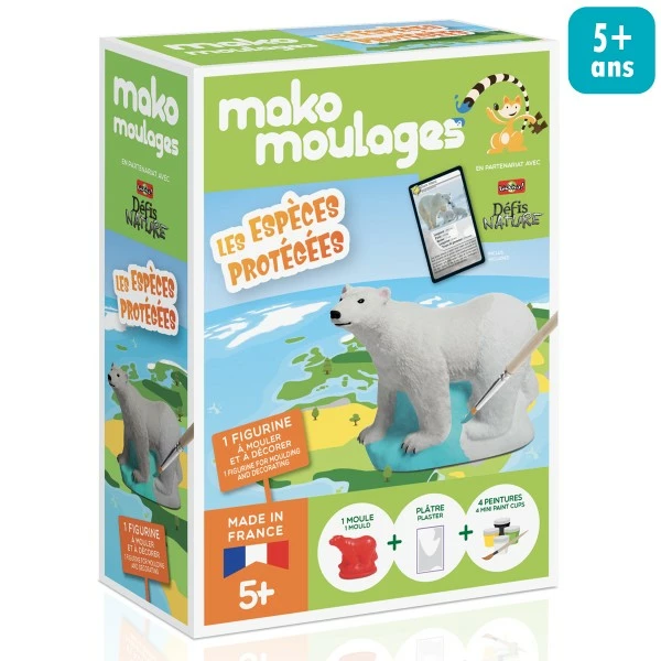Mako Creations Moulage Enfant Mini Kit Créatif Moulage - Ours Polaire 1 Mako Creations Moulage Enfant Mini Kit Créatif Moulage - Ours Polaire