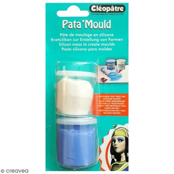 Cléopâtre Kit Moulage Pâte De Moulage Pata'Mould - 80 G 1 Cléopâtre Kit Moulage Pâte De Moulage Pata'Mould - 80 G
