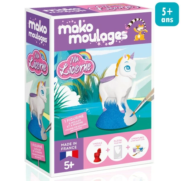 Mako Creations Moulage Enfant Coffret Moulage En Plâtre - Ma Licorne - Mako Moulages - 1 Moule 1 Mako Creations Moulage Enfant Coffret Moulage En Plâtre - Ma Licorne - Mako Moulages - 1 Moule
