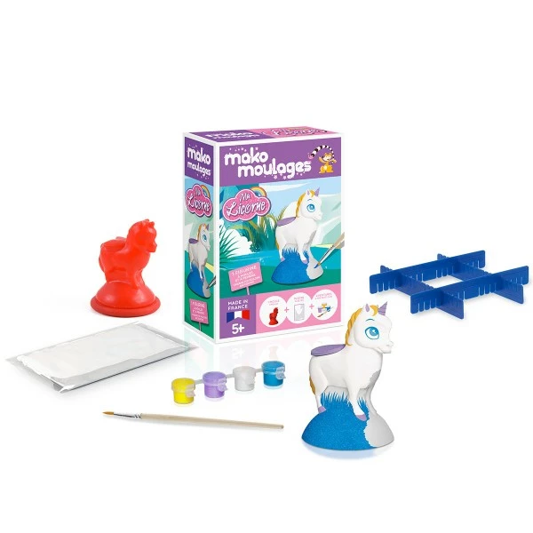 Mako Creations Moulage Enfant Coffret Moulage En Plâtre - Ma Licorne - Mako Moulages - 1 Moule 2 Mako Creations Moulage Enfant Coffret Moulage En Plâtre - Ma Licorne - Mako Moulages - 1 Moule – Image 2