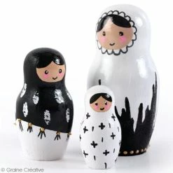 Graine Créative Moule Latex Pour Moulages - Poupées Matriochka - 3,5 à 7 Cm - 3 Pcs -Boutique Rayher unnamed file 240