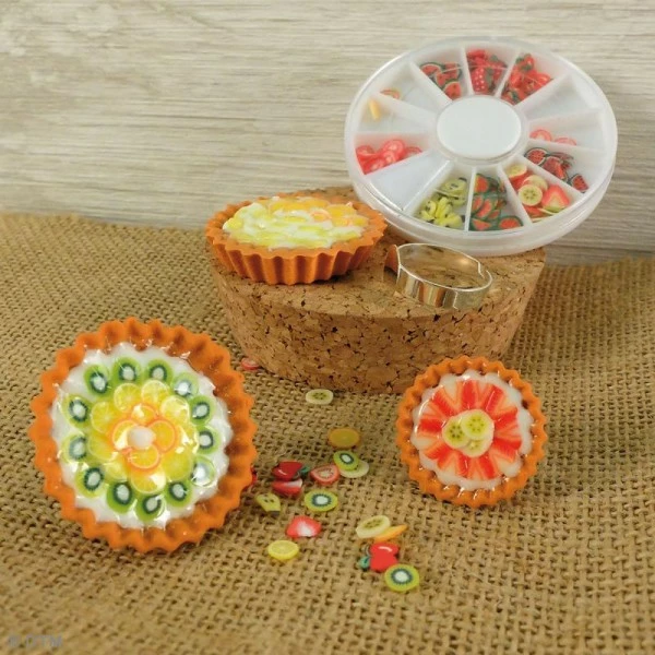 Moule Fimo Mini Moule Silicone Souple DTM - Fond De Tarte - 2 Formes 3 Moule Fimo Mini Moule Silicone Souple DTM - Fond De Tarte - 2 Formes – Image 3