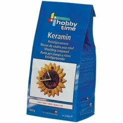 Hobby Time Pâte à Mouler Masse De Coulée Céramique Keramin Blanc - 1kg
