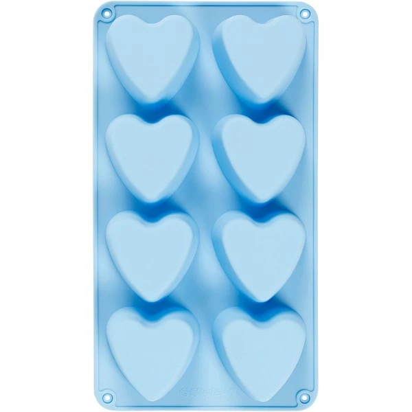 Creativ Company Moule Silicone Loisirs Créatifs - Coeurs - 8 Motifs 1 Creativ Company Moule Silicone Loisirs Créatifs - Coeurs - 8 Motifs