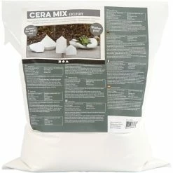 Creativ Company Plâtre De Moulage Poudre De Moulage Cera-Mix De Luxe, 5 Kg, Blanc