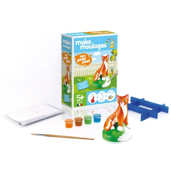 Mako Creations Moulage Enfant Coffret Moulage En Plâtre - Mon Petit Chat - Mako Moulages - 1 Moule 2 Mako Creations Moulage Enfant Coffret Moulage En Plâtre - Mon Petit Chat - Mako Moulages - 1 Moule – Image 2