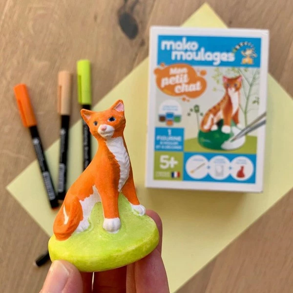 Mako Creations Moulage Enfant Coffret Moulage En Plâtre - Mon Petit Chat - Mako Moulages - 1 Moule 3 Mako Creations Moulage Enfant Coffret Moulage En Plâtre - Mon Petit Chat - Mako Moulages - 1 Moule – Image 3