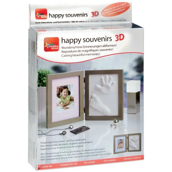 Hobby Time Kit Moulage Kit Empreinte Bébé Souvenir 3D 1 Hobby Time Kit Moulage Kit Empreinte Bébé Souvenir 3D