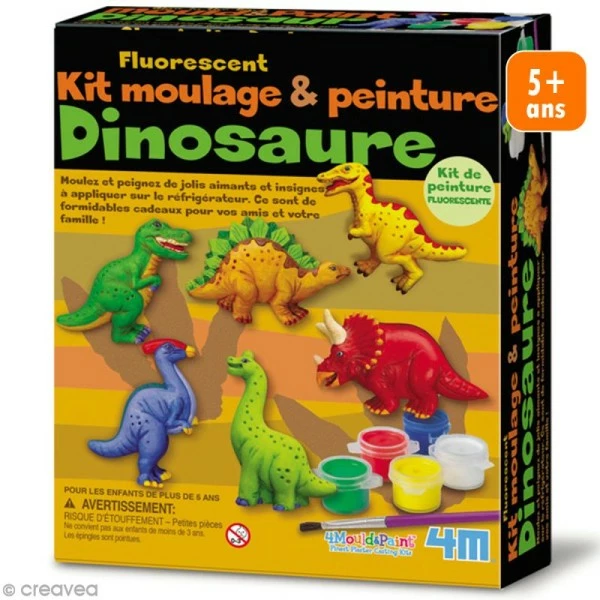 4M Jeux Créatifs De 6 à 10 Ans Kit Moulage Et Peinture - Magnets Dinosaure - 6 Pcs 1 4M Jeux Créatifs De 6 à 10 Ans Kit Moulage Et Peinture - Magnets Dinosaure - 6 Pcs