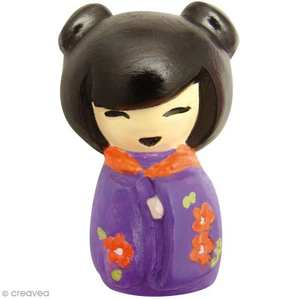 DTM Mini Moule Thermoformé Kokeshi Chignons - 3,5 X 5,5 Cm 2 DTM Mini Moule Thermoformé Kokeshi Chignons - 3,5 X 5,5 Cm – Image 2