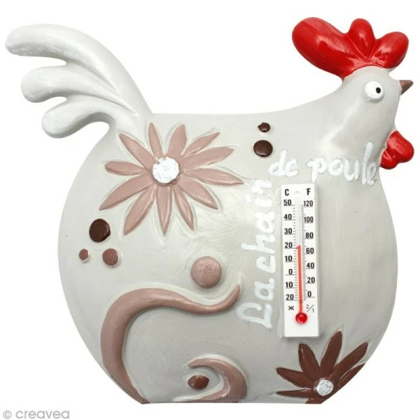 DTM Moule Plastique Poule Et Thermomètre à Décorer 2 DTM Moule Plastique Poule Et Thermomètre à Décorer – Image 2