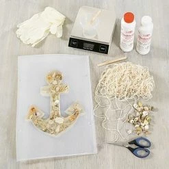Artif Kit Moulage Moule à Couler Ancre De Bateau, 25 Cm X 19,5 Cm, Résine, Cire, Savon, Béton, Maritime -Boutique Rayher unnamed file 349