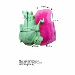 Czech Beads Exclusive 1 Pc Sac De Golf 3D Silicone Savon Moule Argile Gypse Moule Uv Résine Cire Bougie Chocolat Gâteau Fo