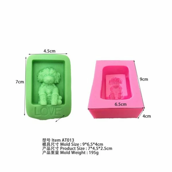 Czech Beads Exclusive 1 Pc Amour Chiot Chien 3D Silicone Savon Moule Argile Gypse Moule Cire Bougie Uv Résine Chocolat Gât 1 Czech Beads Exclusive 1 Pc Amour Chiot Chien 3D Silicone Savon Moule Argile Gypse Moule Cire Bougie Uv Résine Chocolat Gât