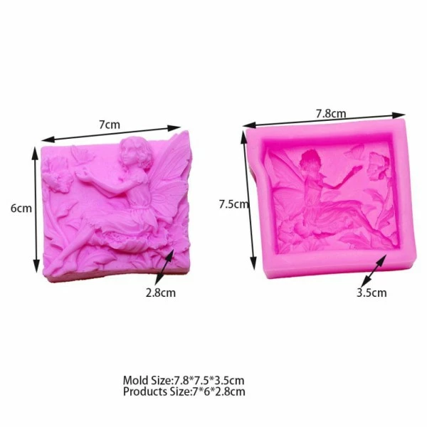 Czech Beads Exclusive 1pc Fée Fille Papillon Lutin 3D Silicone Savon Moule Argile Gypse Moule Uv Résine Cire Bougie Chocol 1 Czech Beads Exclusive 1pc Fée Fille Papillon Lutin 3D Silicone Savon Moule Argile Gypse Moule Uv Résine Cire Bougie Chocol