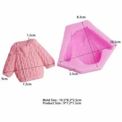 Czech Beads Exclusive 1pc Chaud Pull Noël 3D Silicone Savon Moule Argile Gypse Moule Uv Résine Cire Bougie Chocolat Gâteau