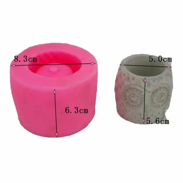 Czech Beads Exclusive 1 Pc Hibou Oiseau Pot De Fleur 3D Silicone Savon Moule Argile Gypse Moule Uv Résine Cire Bougie Choc 1 Czech Beads Exclusive 1 Pc Hibou Oiseau Pot De Fleur 3D Silicone Savon Moule Argile Gypse Moule Uv Résine Cire Bougie Choc