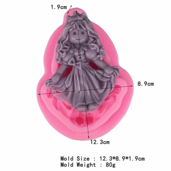 Czech Beads Exclusive 1pc Petite Princesse Fille 3D Silicone Savon Moule Argile Gypse Moule Uv Résine Cire Bougie Chocolat 1 Czech Beads Exclusive 1pc Petite Princesse Fille 3D Silicone Savon Moule Argile Gypse Moule Uv Résine Cire Bougie Chocolat