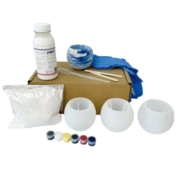 Plâtre De Moulage Kit Jesmonite - Bougeoir Boule - AC100 Mini - 1 Pce 2 Plâtre De Moulage Kit Jesmonite - Bougeoir Boule - AC100 Mini - 1 Pce – Image 2
