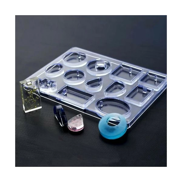 Perlesmania S110108033 PAX 1 Grand Moule En SILICONE 12 Formes Géométrique 3 Perlesmania S110108033 PAX 1 Grand Moule En SILICONE 12 Formes Géométrique – Image 3
