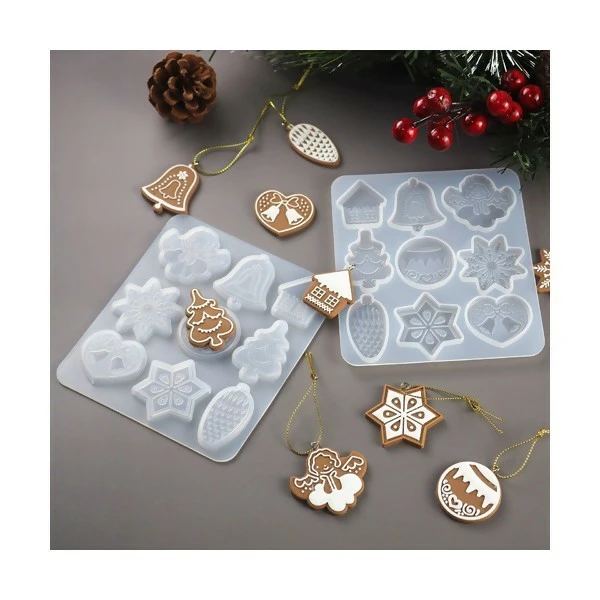 Perlesmania S11655791 PAX 1 Moule En Silicone Noel 13 Par 12 Cm Pour Creation Fimo Cernit Resine 3 Perlesmania S11655791 PAX 1 Moule En Silicone Noel 13 Par 12 Cm Pour Creation Fimo Cernit Resine – Image 3
