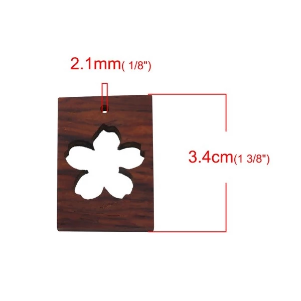 Perlesmania S110090751 PAX 1 Moule En Bois Pendentif Fleur De Sakura Utilisation FIMO RESINE 2 Perlesmania S110090751 PAX 1 Moule En Bois Pendentif Fleur De Sakura Utilisation FIMO RESINE – Image 2