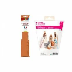 Graine Créative Moules à Plâtre Santons De La Crèche En Latex + Supports De Calage