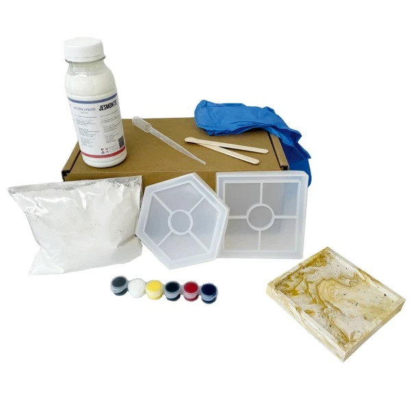Plâtre De Moulage Kit Jesmonite - Sous-verres - AC100 Mini - 2 Pcs 2 Plâtre De Moulage Kit Jesmonite - Sous-verres - AC100 Mini - 2 Pcs – Image 2