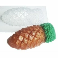 Czech Beads Exclusive Moule 1pc Cône De Pin Ovale Pomme De Pin De Noël De Noël Ornement En Plastique De Savon La Fabrication Du