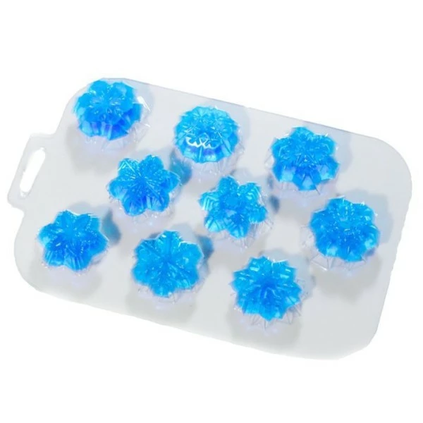Czech Beads Exclusive Moule 1pc De Noël Flocon De Neige, Les Mélanger En Plastique Ronde De Chocolat De Fabrication De Savon De 1 Czech Beads Exclusive Moule 1pc De Noël Flocon De Neige, Les Mélanger En Plastique Ronde De Chocolat De Fabrication De Savon De