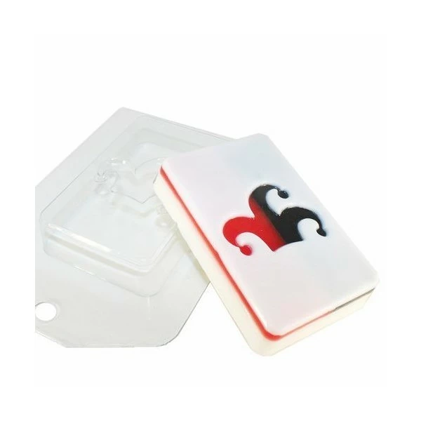Czech Beads Exclusive 1pc Joker Cartes De Jeu De Poker En Plastique De Savon La Fabrication Du Chocolat De Gypse Moule De 1 Czech Beads Exclusive 1pc Joker Cartes De Jeu De Poker En Plastique De Savon La Fabrication Du Chocolat De Gypse Moule De