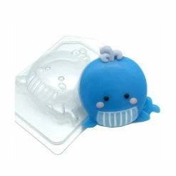 Czech Beads Exclusive Moule 1pc Dessins Kawaii Bébé Animaux Poisson Baleine En Plastique De Savon La Fabrication Du Chocolat De