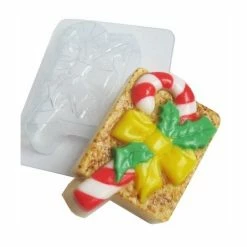 Czech Beads Exclusive Moule 1pc Bonbons Bâton De Sucette De Sucre Bonbon De Noël De Noël Ornement En Plastique De Savon La Fabri