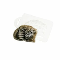Alternative view of Czech Beads Exclusive 1pc Gorille Des Animaux De La Jungle En Plastique De Savon La Fabrication Du Chocolat De Gypse Moule