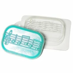 Czech Beads Exclusive 1pc Notes De Musique Mélodie En Plastique De Savon La Fabrication Du Chocolat De Gypse Moule De Qual