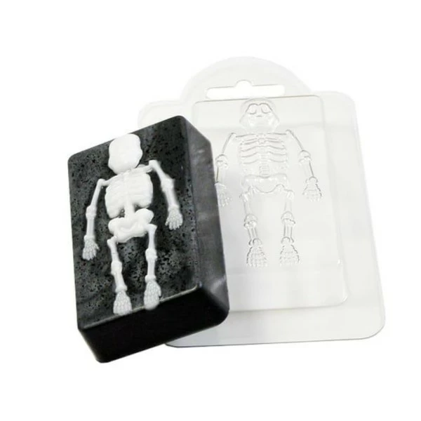 Czech Beads Exclusive Moule 1pc Squelette Halloween Effrayant Gothique En Plastique De Savon La Fabrication Du Chocolat De Gypse 1 Czech Beads Exclusive Moule 1pc Squelette Halloween Effrayant Gothique En Plastique De Savon La Fabrication Du Chocolat De Gypse